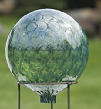 Optic Blue Iris Gazing Ball